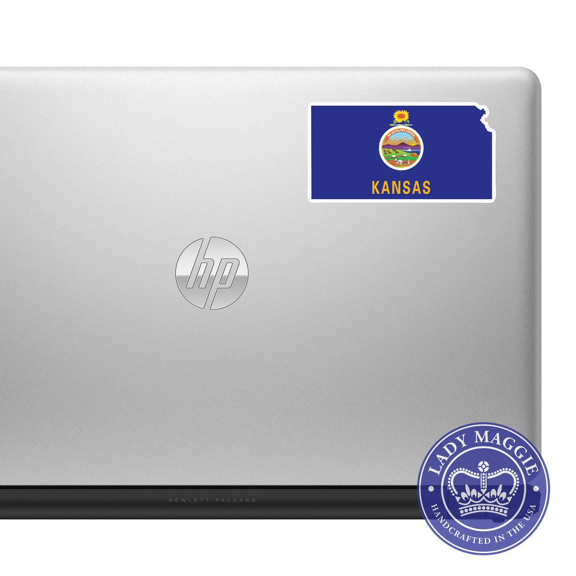 Kansas Decal KS State Flag Decal Kansas State Bumper Etsy