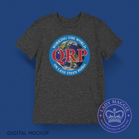 QRP Amateur Radio T-shirt Low Power Transmitter