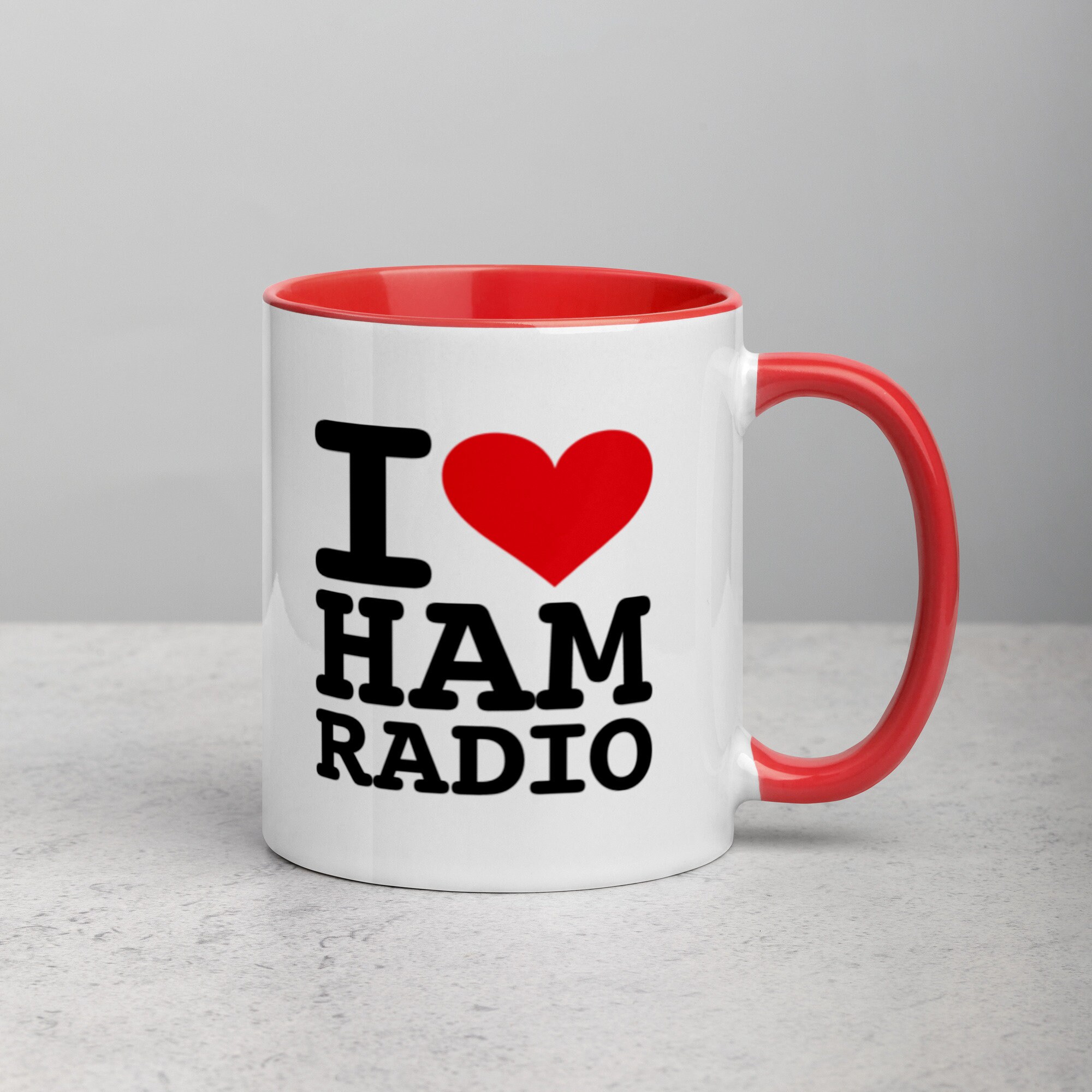 I Love Ham Radio Mug Amateur Radio Coffee Cup Radio photo pic