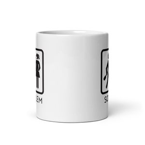 Metal Detecting Mug | Detectorist Coffee Cup | Problem Solved Metal Detector White Mug