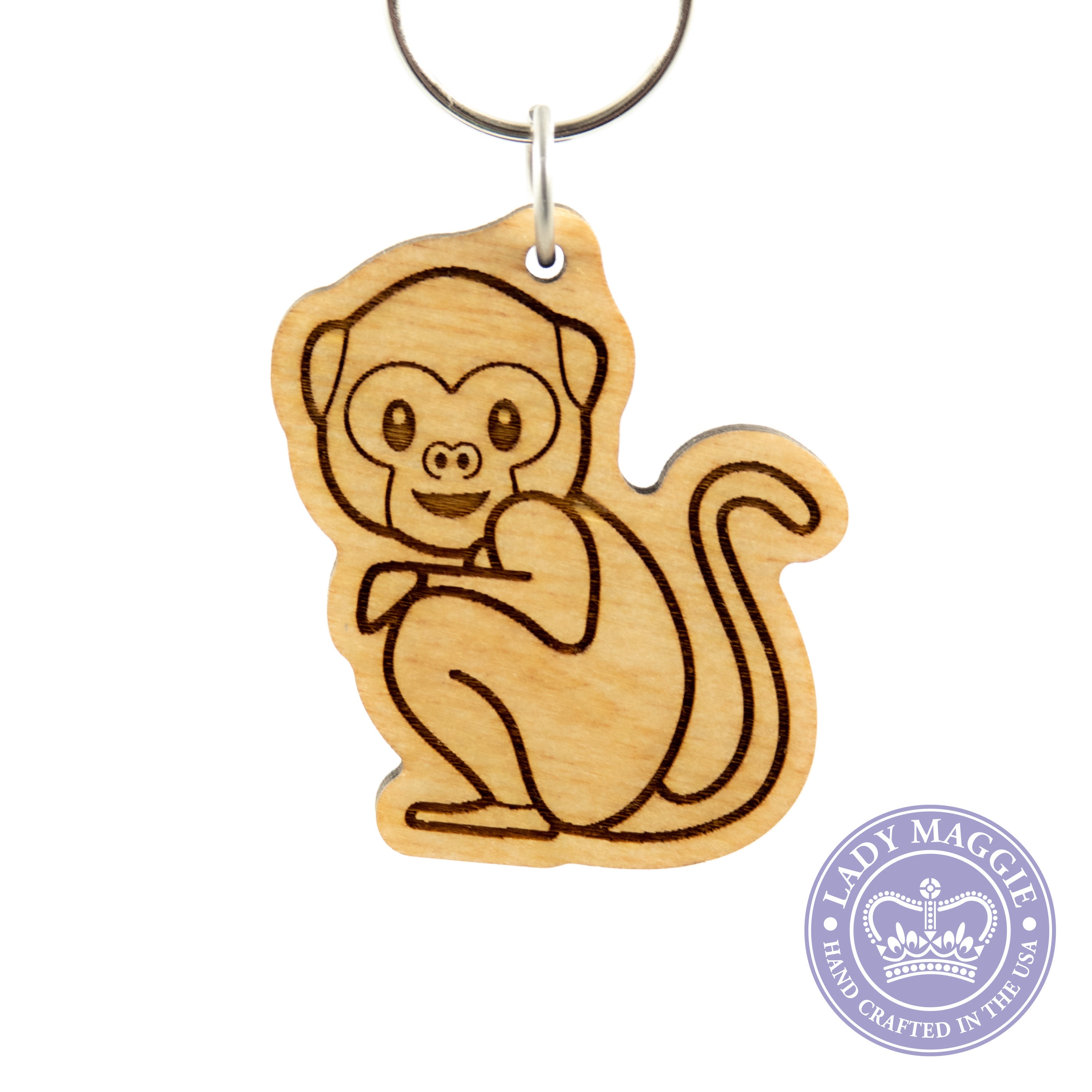 Custom Mini Monkey Key Chain with Logo