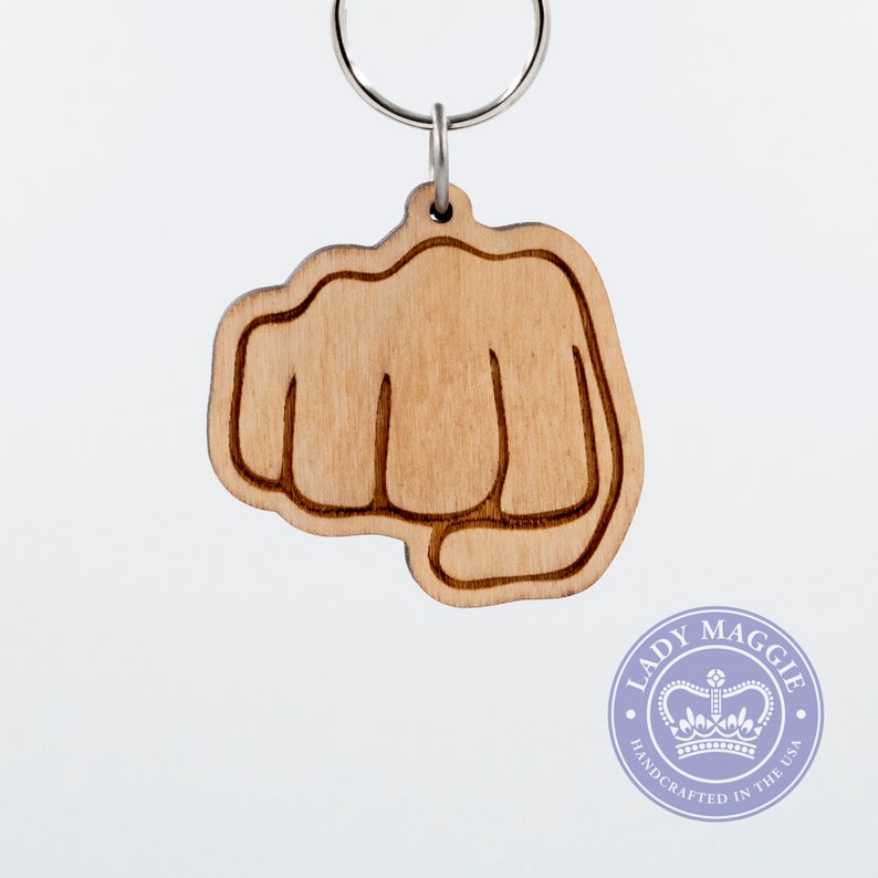 Fist Bump Emoji Keychain Fist Emoji Fisted Hand Etsy