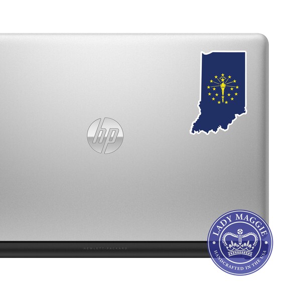 Indiana State Flag Sticker – IYVM