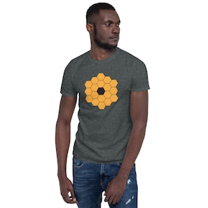 James Webb Space Telescope T-shirt - JWST Short-Sleeve Unisex T-Shirt - James Webb Mirrored Telescope Shirt