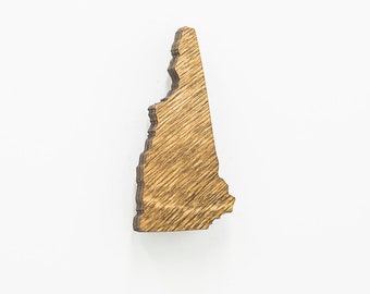 New Hampshire Wooden Magnet - NH State Magnet - State of New Hampshire Magnet - NH Laser Cut Magnet - Wooden New Hampshire - NH State Magnet