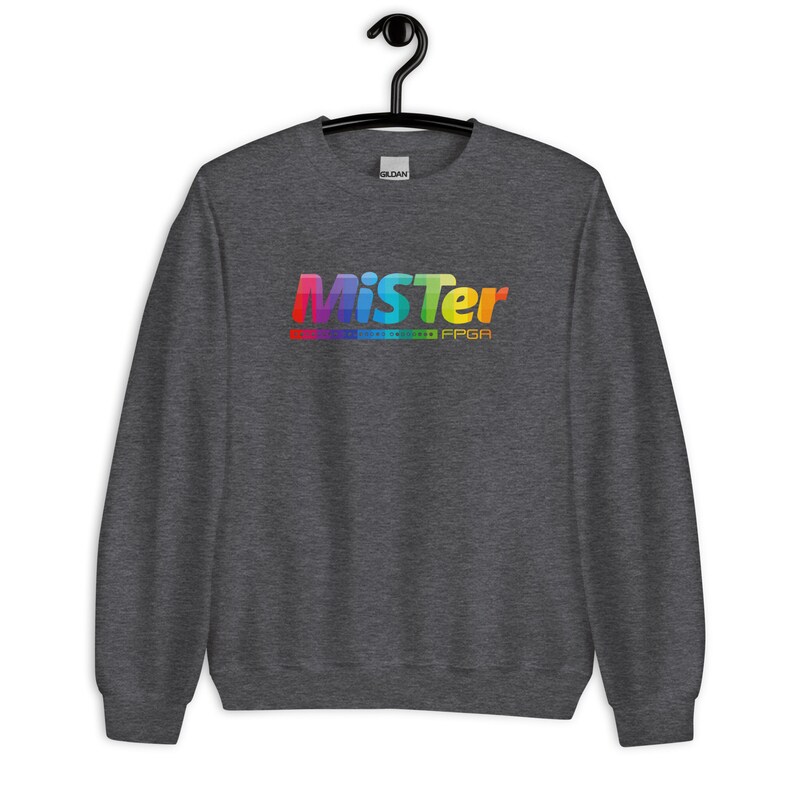 MiSTer Unisex Sweatshirt | MiSTer FPGA Sweat Shirt - Gamer Shirt - Classic Arcade Game Sweatshirt