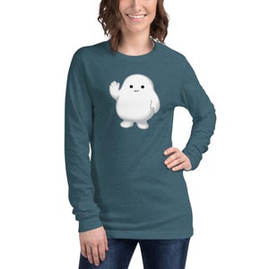T-shirt a maniche lunghe unisex Doctor Who Adipose - T-shirt a maniche lunghe Dr Who Adipose - T-shirt Doctor Who Adipose Donna Noble con spedizione gratuita