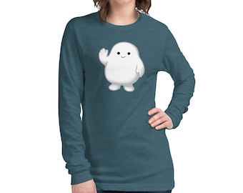 Doctor Who Adipose Unisex Long Sleeve Tee - Dr Who Adipose Long Sleeve T-Shirt - Doctor Who Adipose Donna Noble Tee with Free Shipping