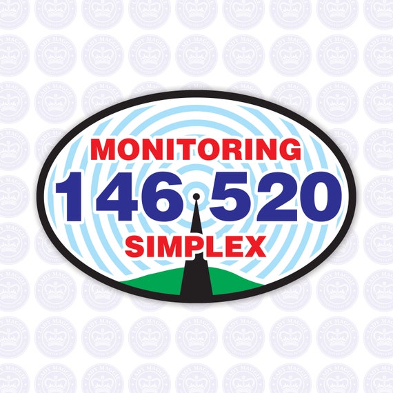 146.520 2m National Simplex Calling Frequency Decal