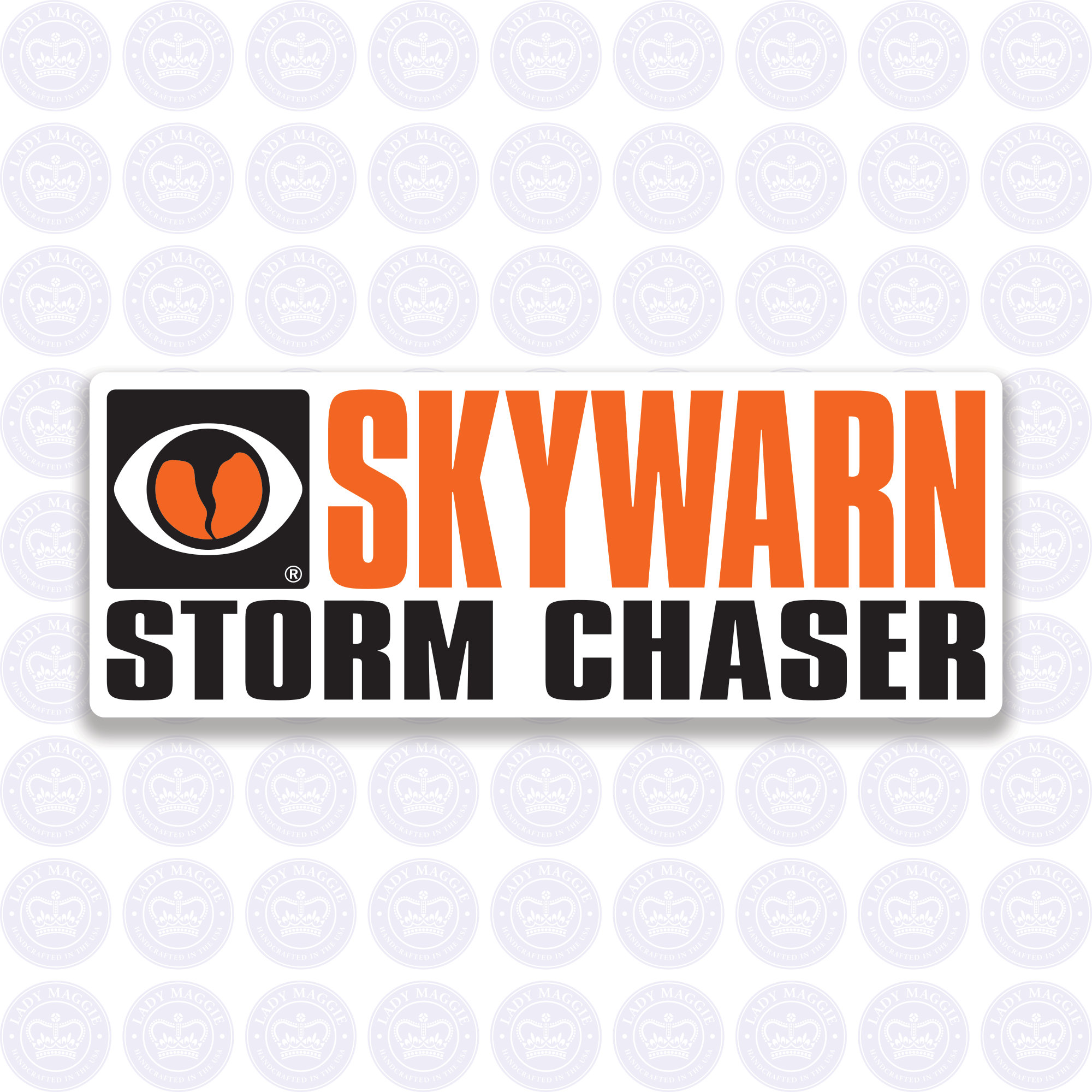 SKYWARN Storm Chaser Decal - NWS SKYWARN Storm Chaser - Skywarn Bumper Sticker - Skywarn Chaser Decal - Skywarn Volunteer Sticker - Chaser