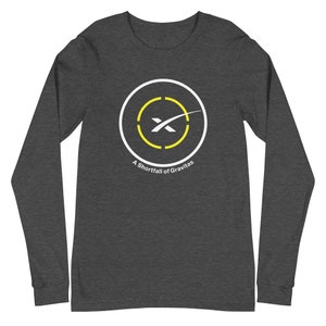 SpaceX Drone Ship A Shortfall of Gravitas T-Shirt SpaceX Unisex Long Sleeve Tee image 2