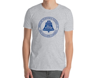 Bell System Vintage Logo T-Shirt - Retro ATT & Associated Companies - American Telephone Telegraph Co. Vintage Logo Shirt Telecom Shirt