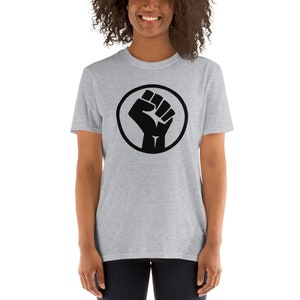 Raised Fist T-shirt - Clenched Fist Shirt - Raised Fist Tee Shirt - Black Lives Matter - BLM - Black Power - Solidarity - Equality - Fist