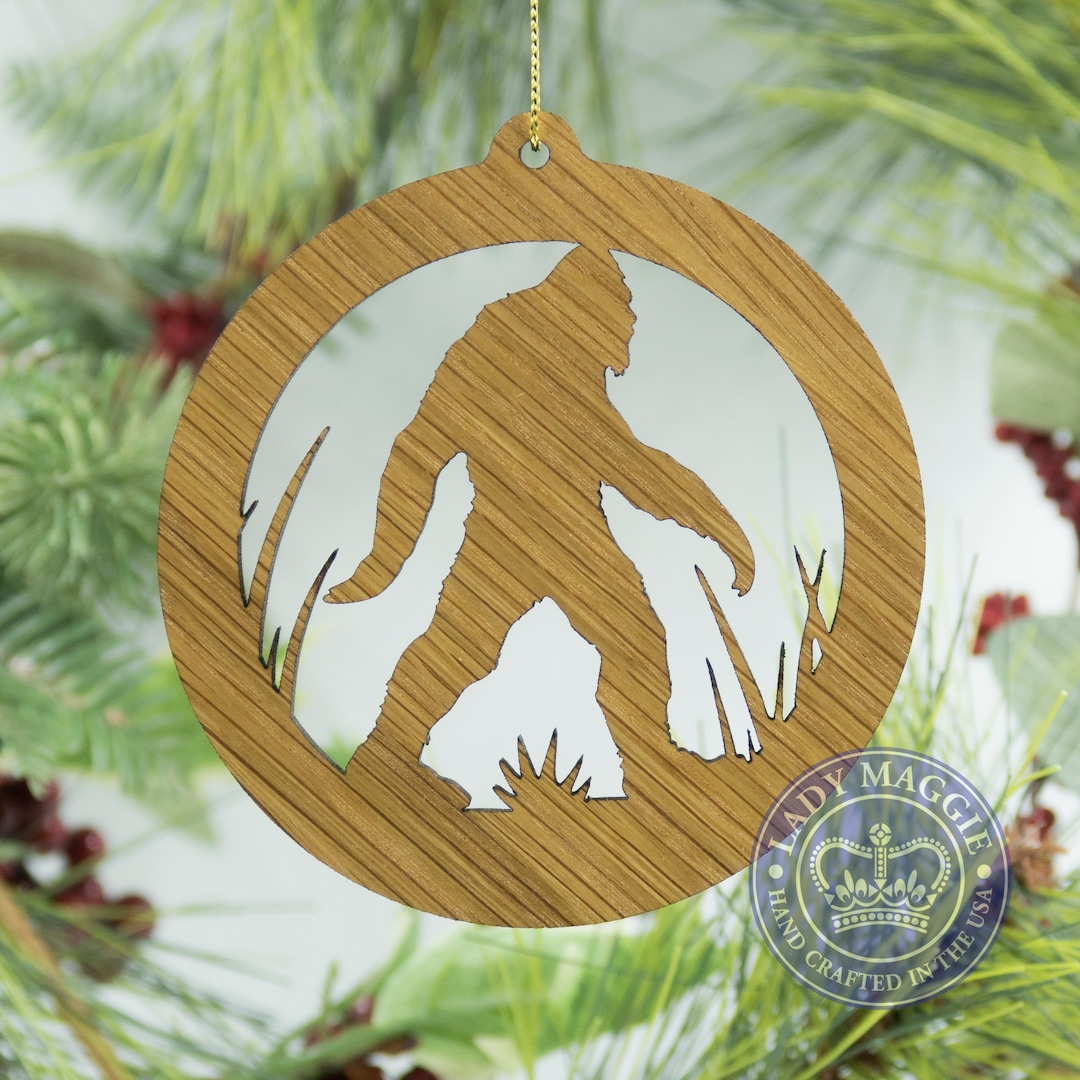 Bigfoot Christmas Ornament 