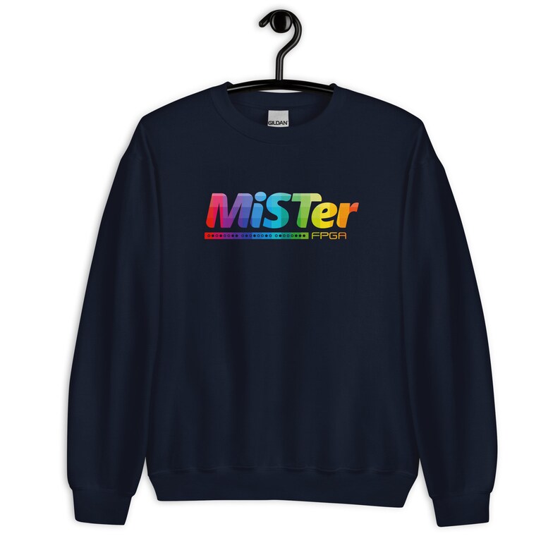 MiSTer Unisex Sweatshirt | MiSTer FPGA Sweat Shirt - Gamer Shirt - Classic Arcade Game Sweatshirt