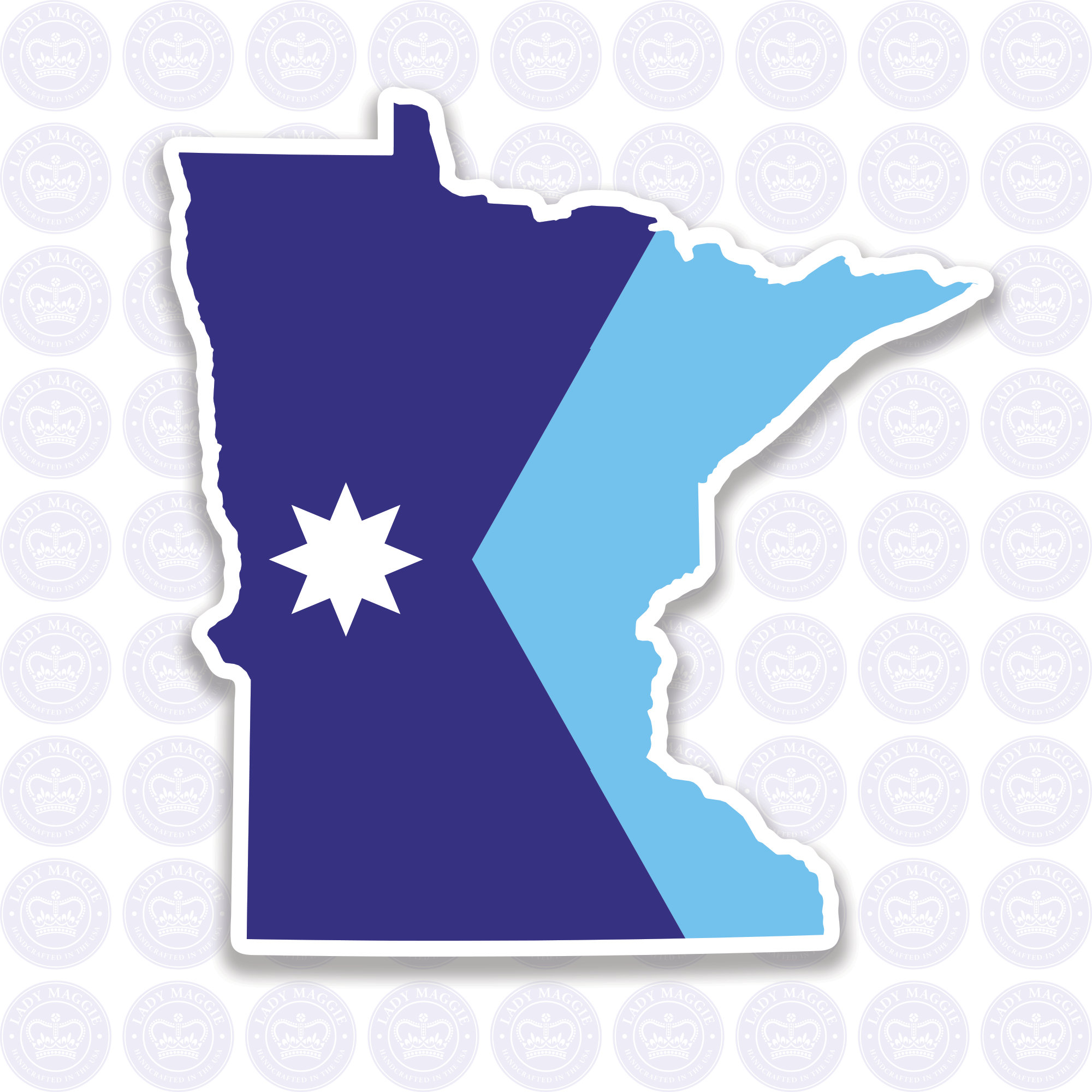 2024 New Minnesota Decal - MN State Flag Decal - Minnesota State Bumper Sticker - State of Minnesota Decal - MN Flag Sticker - May 11th 2024