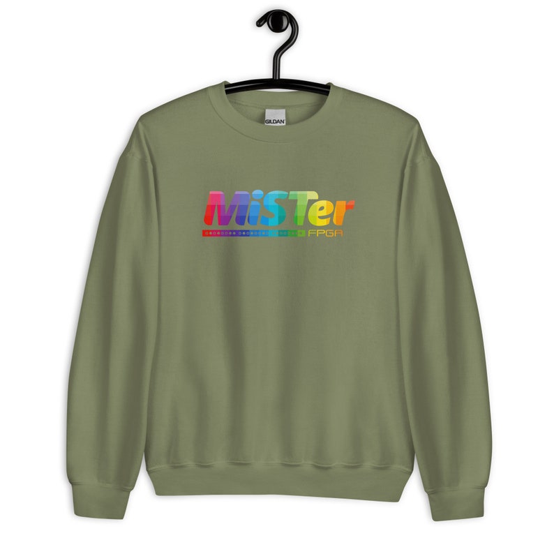 MiSTer Unisex Sweatshirt | MiSTer FPGA Sweat Shirt - Gamer Shirt - Classic Arcade Game Sweatshirt