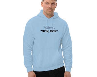 Formula 1 Hoodie: "Box, Box" Unisex Racing Sweatshirt Hoodie