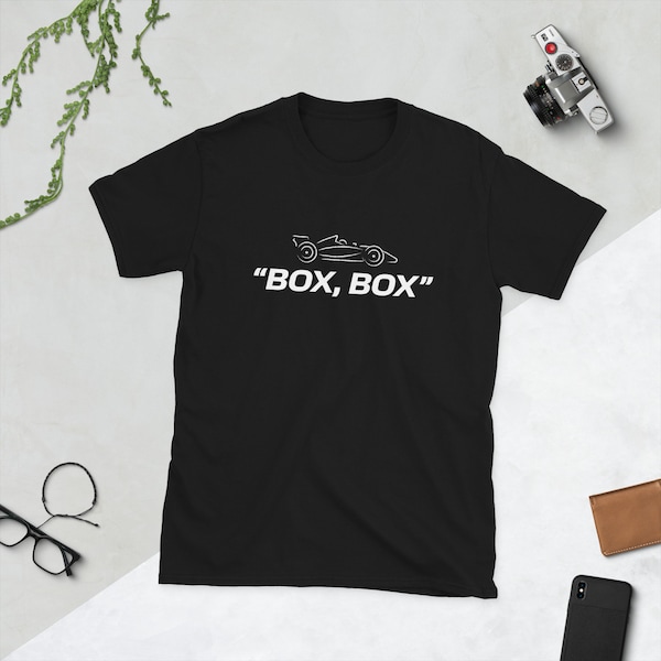 Box Box Racing Unisex T-Shirt | Formula 1 Racing Shirt | F1 Pit Stop Tee Shirt | Box Box Shirt F1 | Grand Prix Formula One