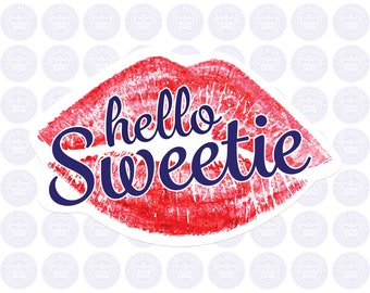 Hello Sweetie Doctor Who River Song Decal - River Song Dr Who Sticker - River Song Melody Pond Hello Sweetie Decal