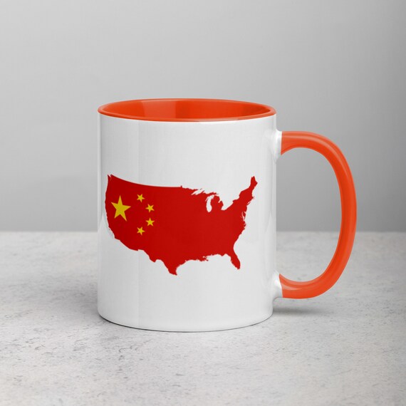 T*.様 米軍 実物 マグカップ STERLING CHINA 中国系アメリカ人マグカップ | アメリカ人中国人マグカップ | 中国国旗