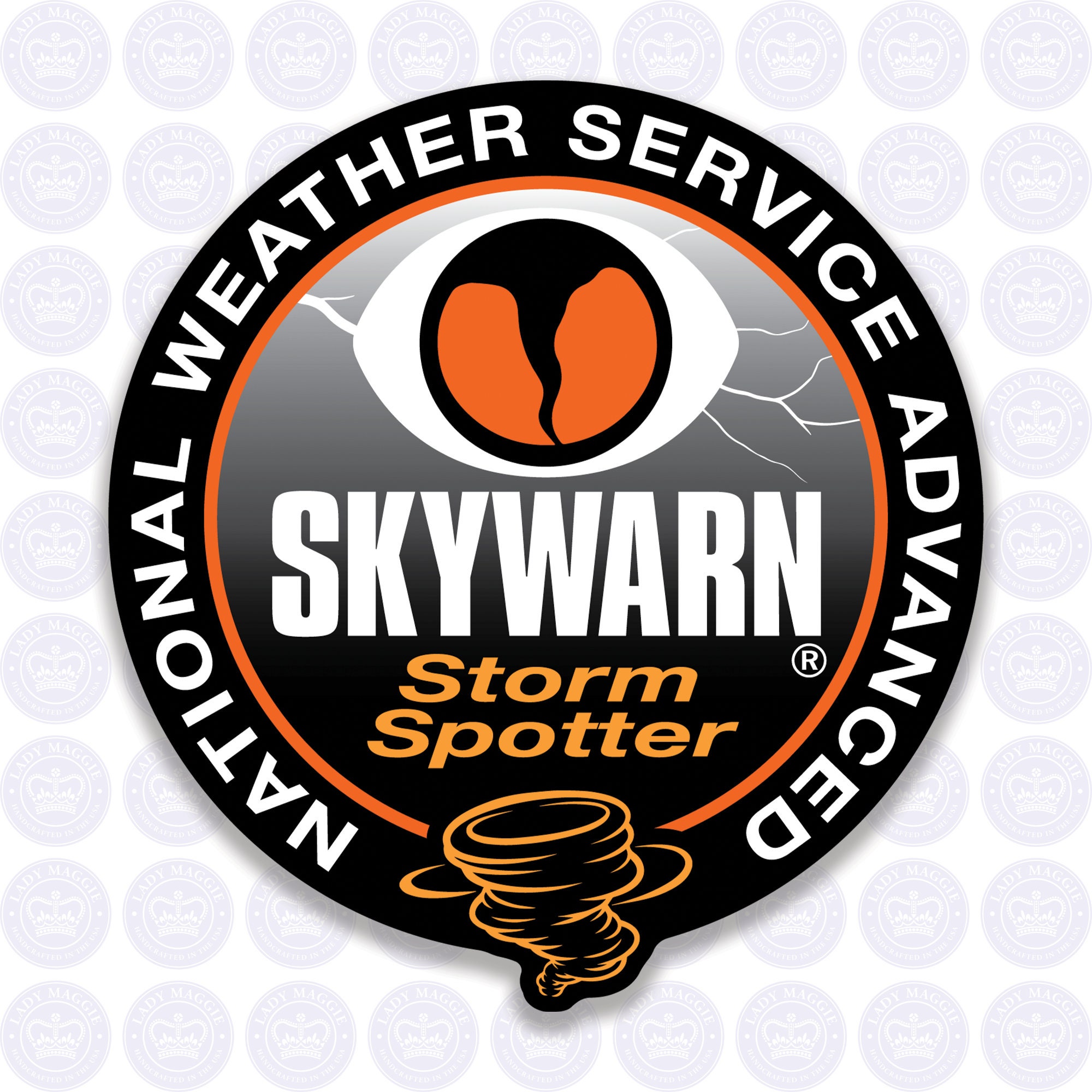 SKYWARN Advanced Decal - NWS SKYWARN Advanced Storm Spotter Decal - Skywarn Advanced Bumper Sticker - Skywarn Advanced Spotter Decal
