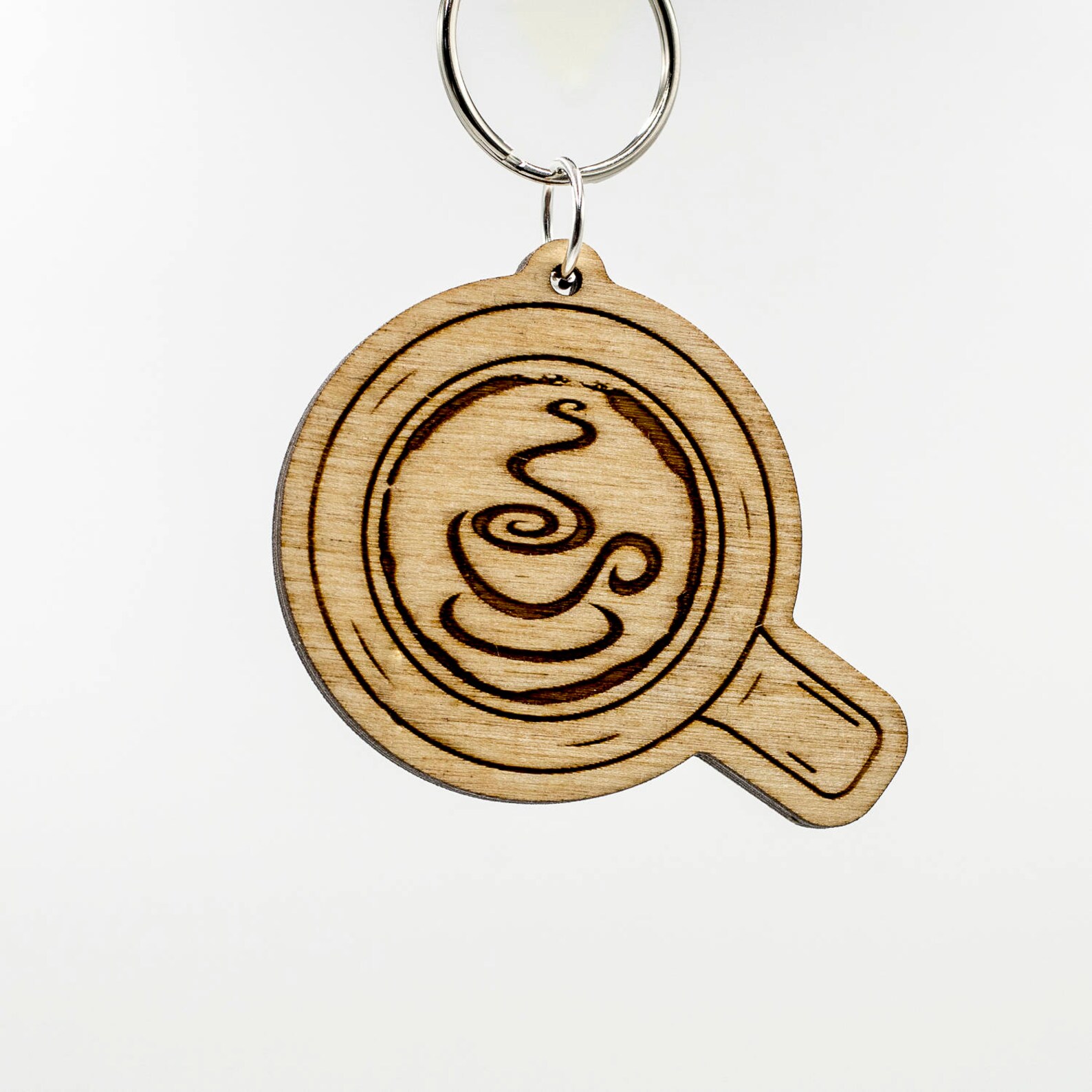 Cup of Coffee Keychain Coffee Cup Keyring Coffee Gift Etsy