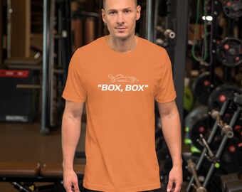 Formula 1 Box Box Unisex T-shirt Team Colors | F1 Racing Shirt | F1 Pit Stop Tee Shirt | Box Box Shirt F1 | Grand Prix Formula One