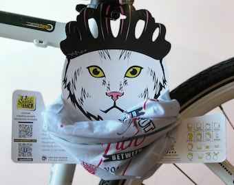 Multifunctional headwear Scarf Put the Fun Bicycle themed Cycling Running Tennis Sports activewear bandana mask balaclava