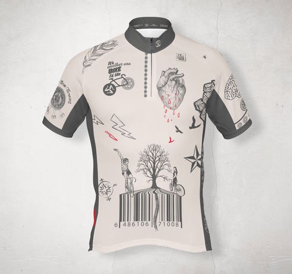 Inked Short Zipper Jersey / Athletic Apparel 3 Pocket Dry Fit Etsy