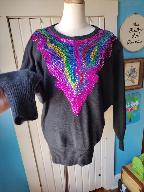 Rainbow sparkle jumper hotsell