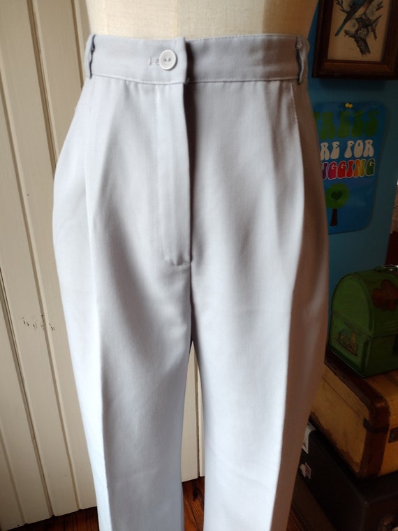 Vintage High Waisted Light Gray Pants S