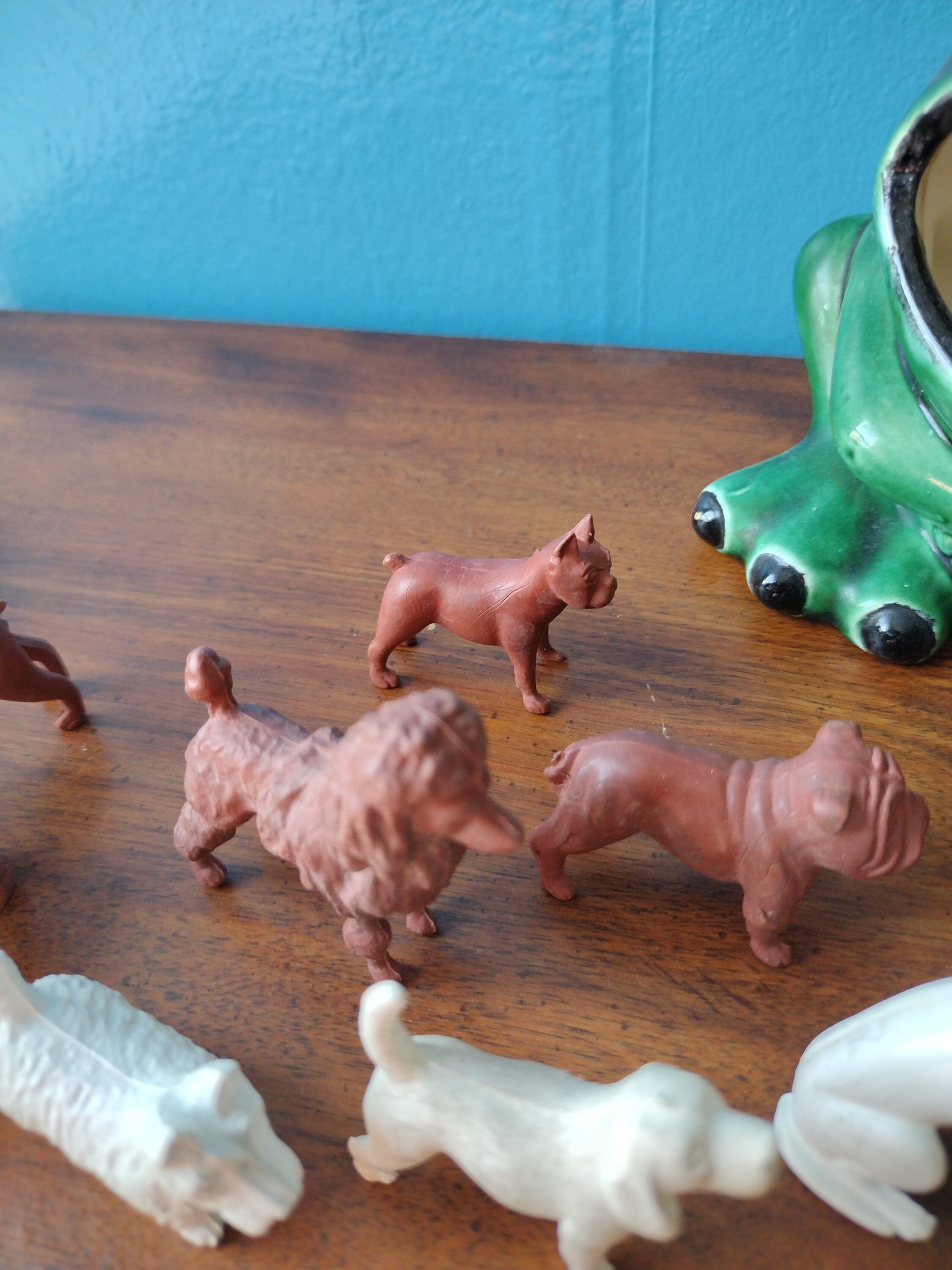 Mini plastic dog figurines sale