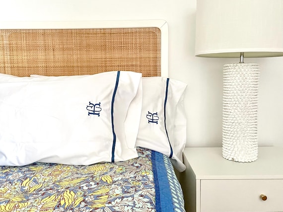 Monogrammed King Sheet Set