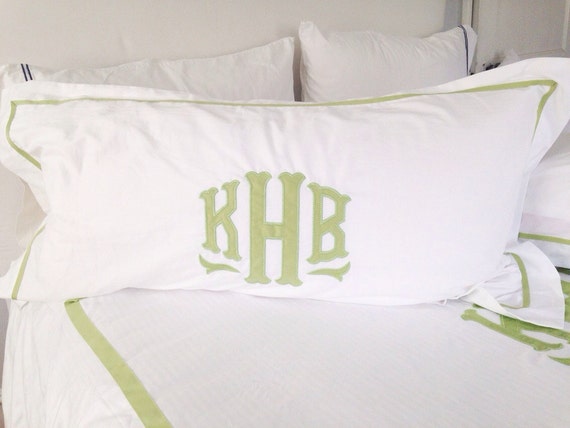 Monogram Applique King Sham / Duvet / Bedding