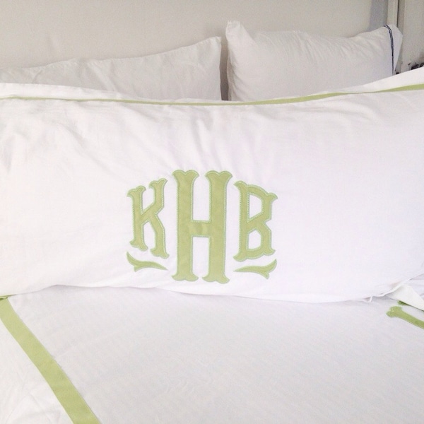 Monogram Applique King Sham / Duvet / Bedding