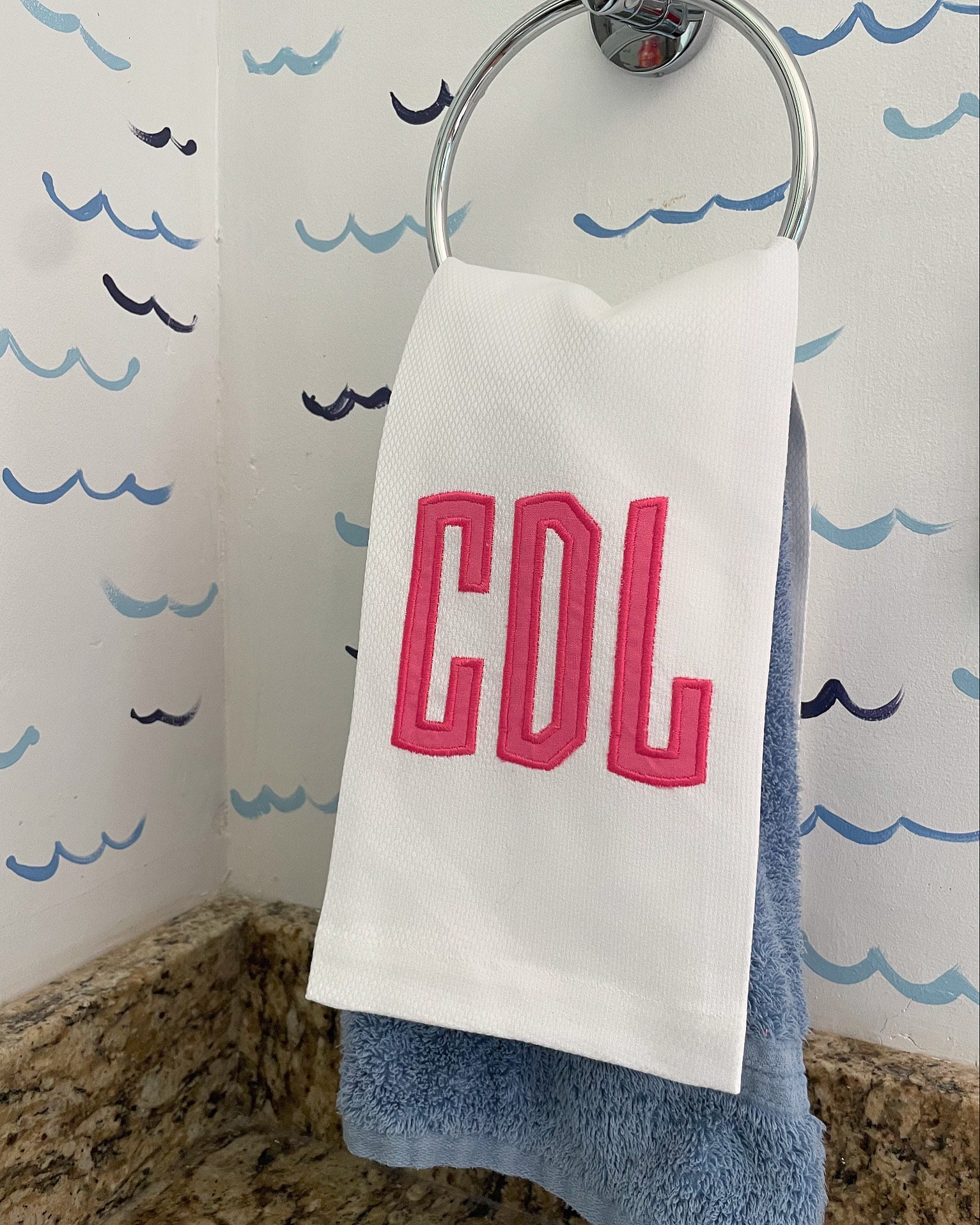 Monogrammed guest hand towels sale
