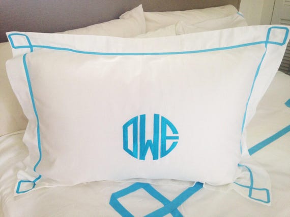 Monogrammed Pillow Sham