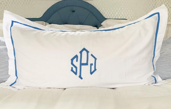 Monogram King Pillow Sham