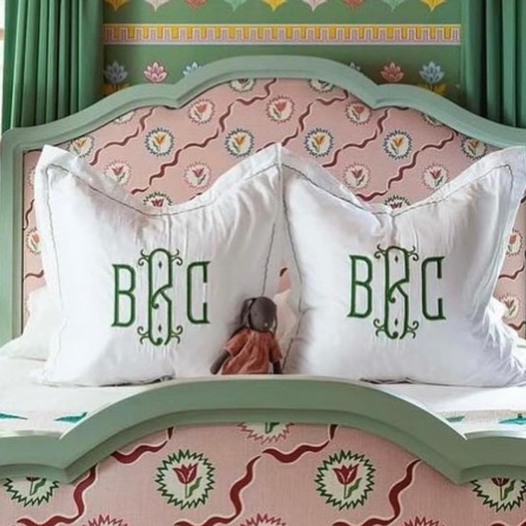 Take A Look About Monogrammed Euro Sham