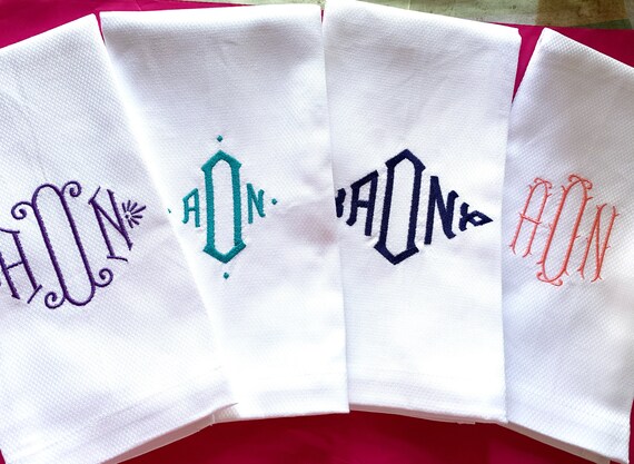 Monogram Guest Towel / Wedding Gift / Monogram Gift / Hand Towel