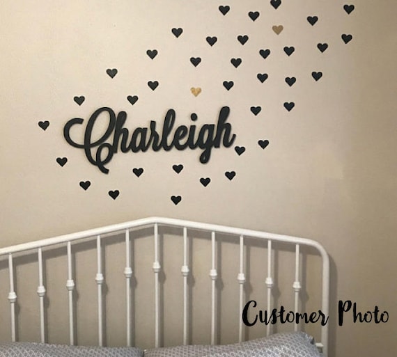 black heart wall decals 2 inch | etsy