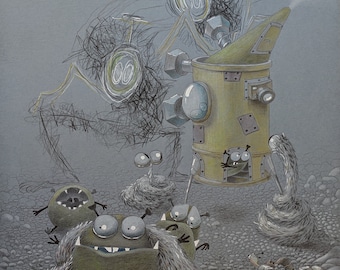 Arte OVNI / Impresión Giclée