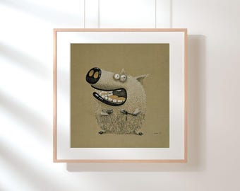 Pig Art | Giclée Print