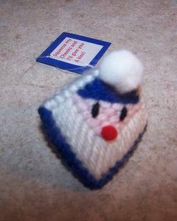 Santa Handmade Ornament/ Gift Tag 