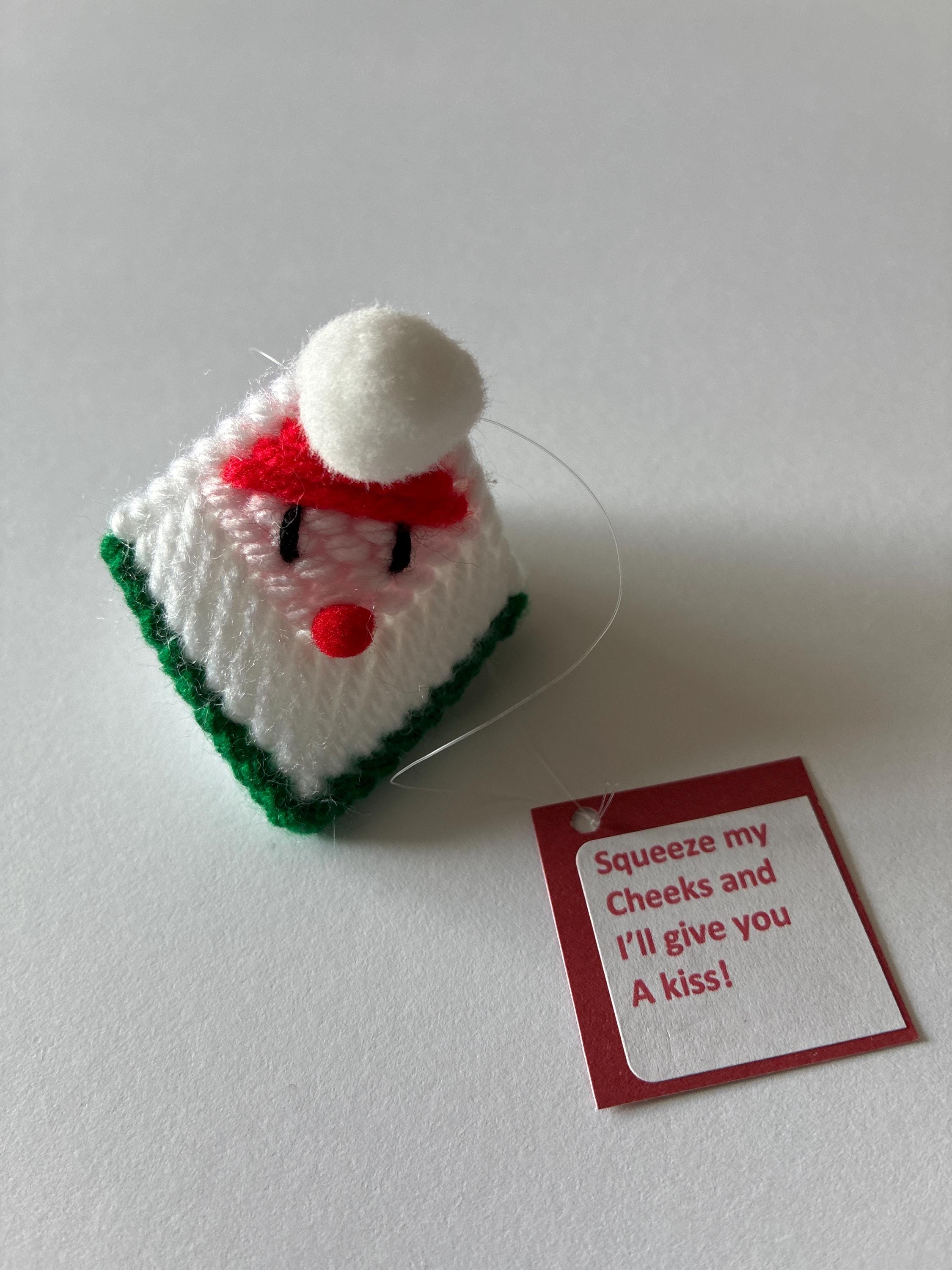 Santa Handmade Ornament/ Gift Tag 
