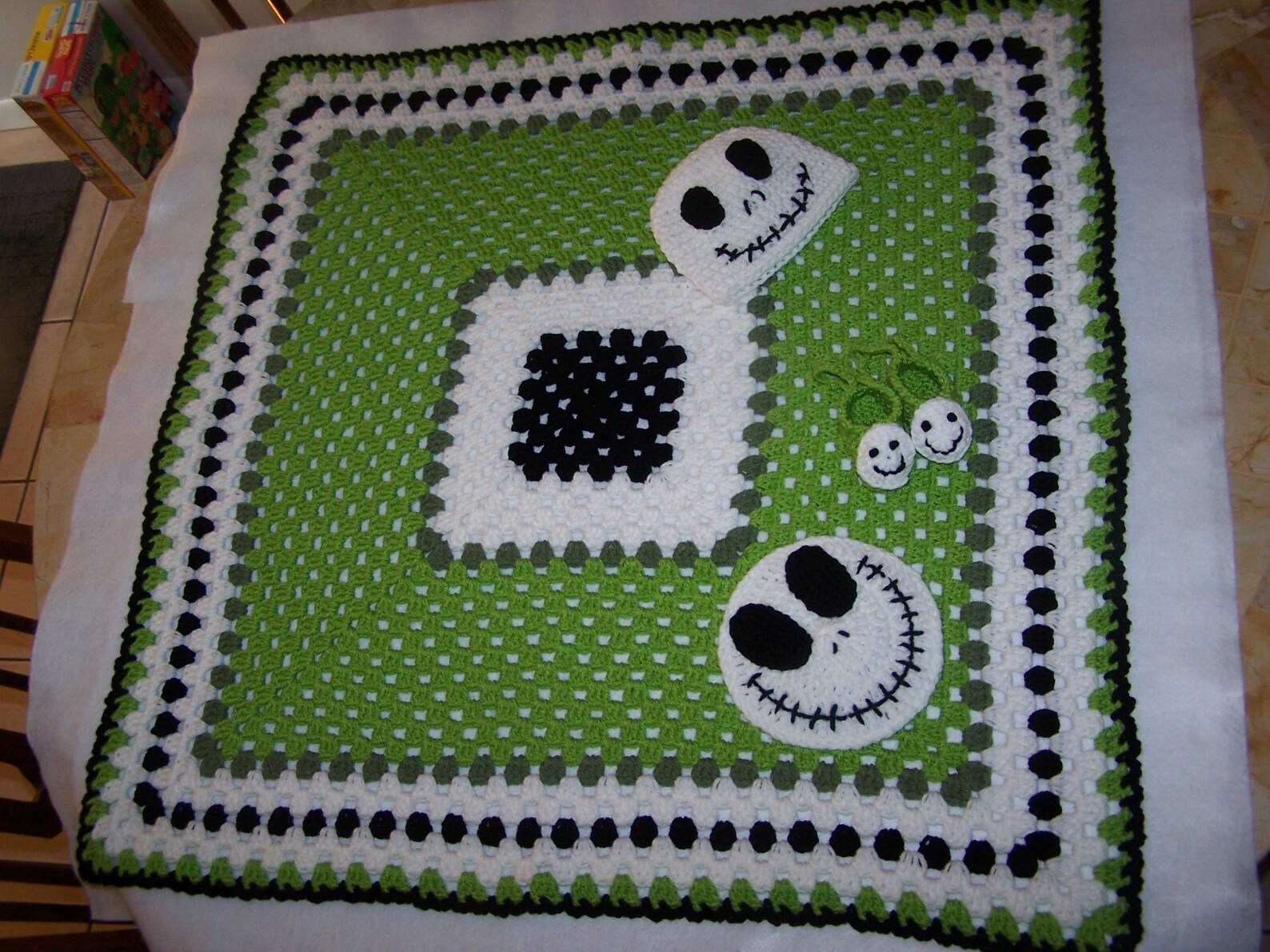 Hand Crocheted Jack Skellington Nightmare Before Christmas Etsy