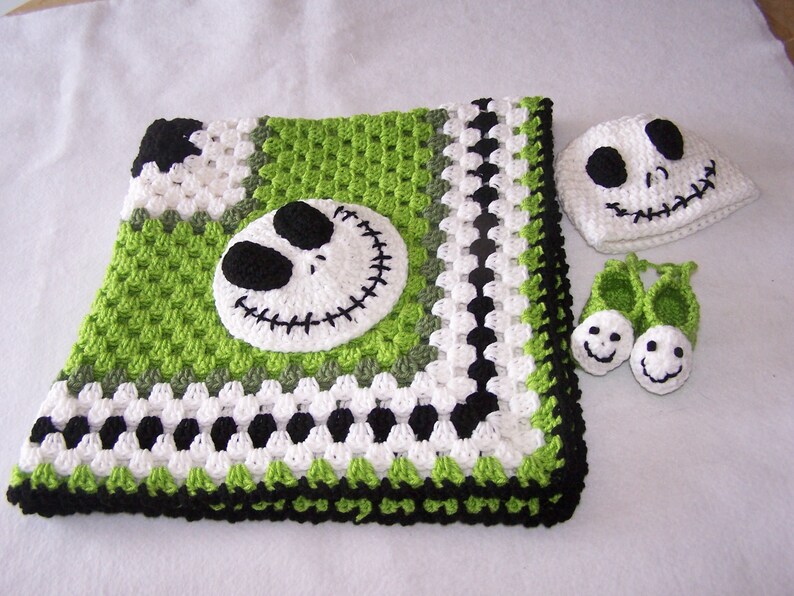 Hand Crocheted Jack Skellington Nightmare Before Christmas Etsy