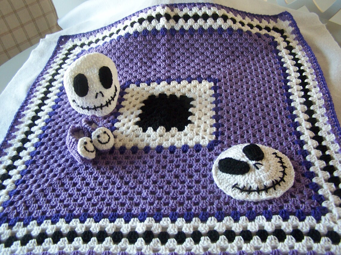 Hand Crocheted Jack Skellington Nightmare Before Christmas Etsy