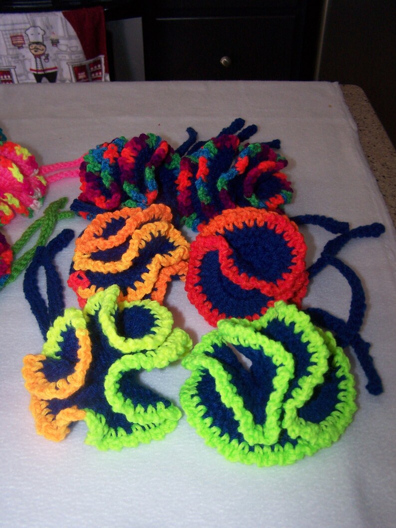 Luggage Tag Identifier Crocheted with Etsy